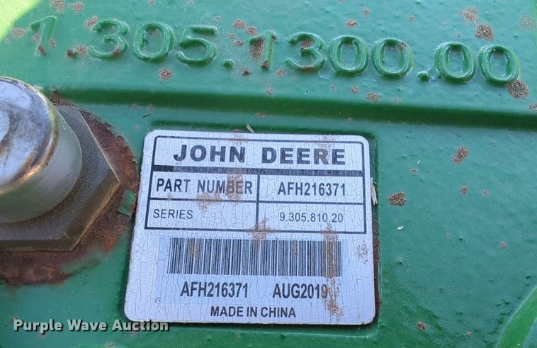 image for item MX9498 John Deere  batwing rotary mower