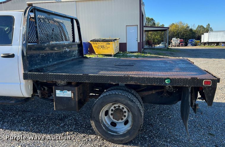 image for item NI9043 2009 Dodge Ram 5500HD  Quad Cab flatbed truck