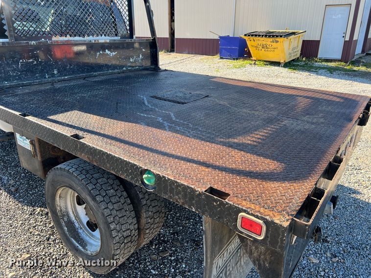 image for item NI9043 2009 Dodge Ram 5500HD  Quad Cab flatbed truck