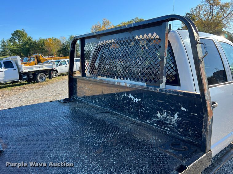 image for item NI9043 2009 Dodge Ram 5500HD  Quad Cab flatbed truck