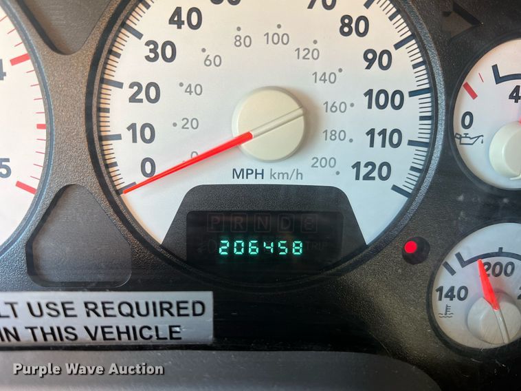 image for item NI9043 2009 Dodge Ram 5500HD  Quad Cab flatbed truck