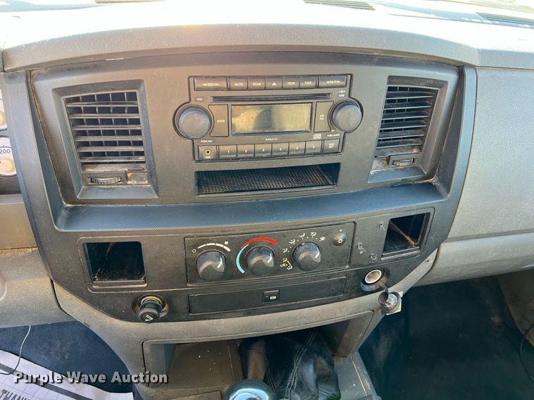 image for item NI9043 2009 Dodge Ram 5500HD  Quad Cab flatbed truck