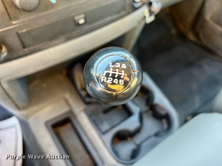 image for item NI9043 2009 Dodge Ram 5500HD  Quad Cab flatbed truck