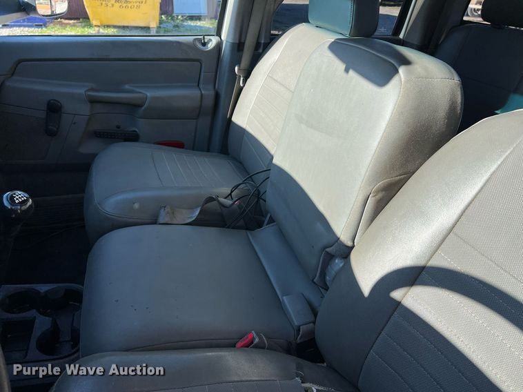 image for item NI9043 2009 Dodge Ram 5500HD  Quad Cab flatbed truck