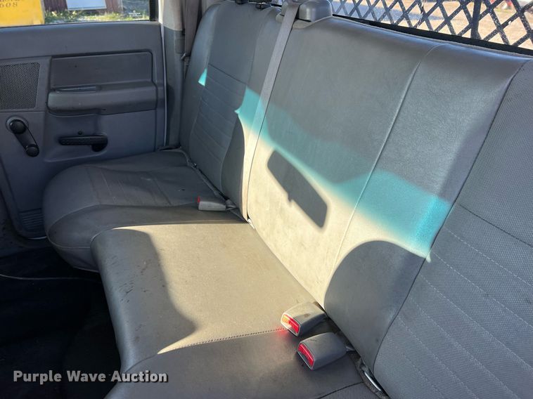 image for item NI9043 2009 Dodge Ram 5500HD  Quad Cab flatbed truck