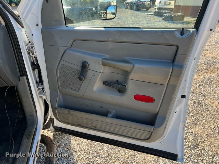 image for item NI9043 2009 Dodge Ram 5500HD  Quad Cab flatbed truck