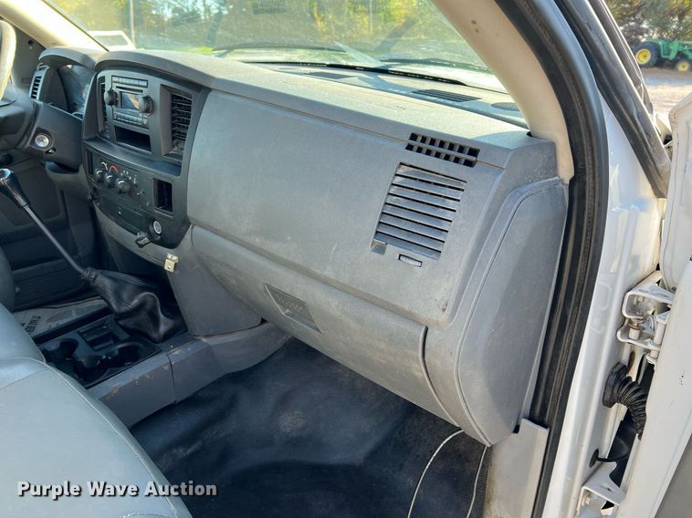 image for item NI9043 2009 Dodge Ram 5500HD  Quad Cab flatbed truck