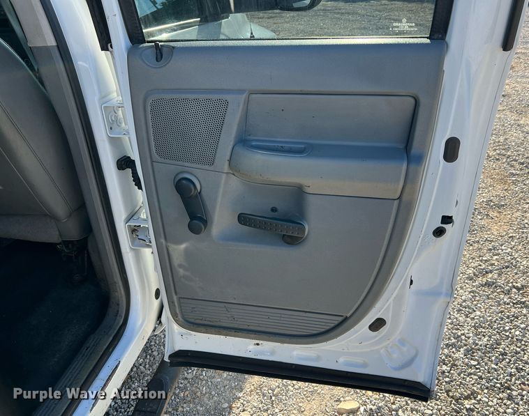 image for item NI9043 2009 Dodge Ram 5500HD  Quad Cab flatbed truck