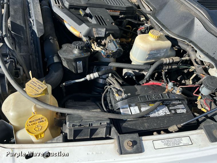 image for item NI9043 2009 Dodge Ram 5500HD  Quad Cab flatbed truck