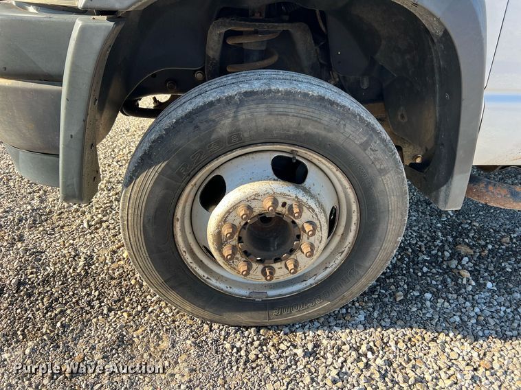 image for item NI9043 2009 Dodge Ram 5500HD  Quad Cab flatbed truck