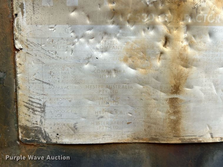 image for item NI9060 Hyster C530  pneumatic roller