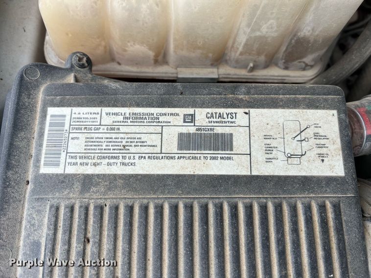 image for item NI9063 2002 Chevrolet Silverado 1500  pickup truck