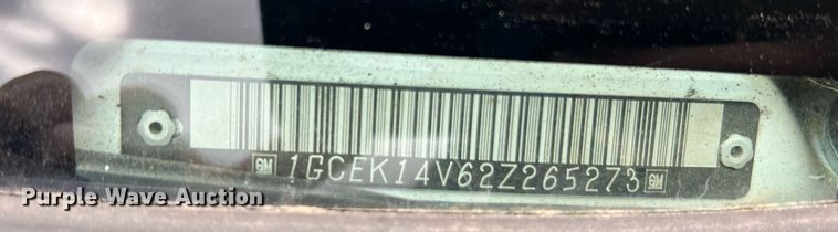 image for item NI9063 2002 Chevrolet Silverado 1500  pickup truck