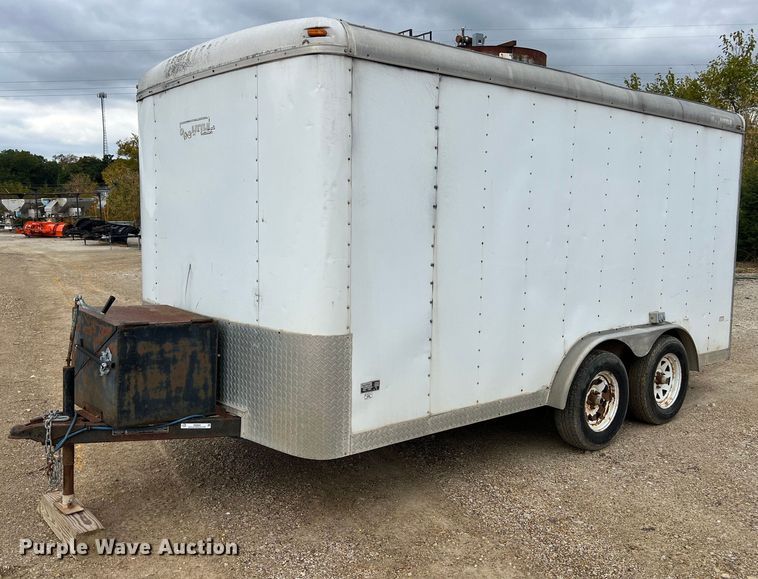 image for item NI9064 2004 Doolittle  enclosed cargo trailer