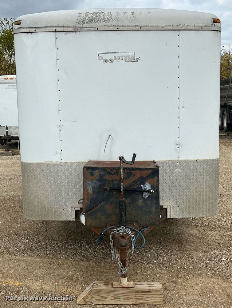 image for item NI9064 2004 Doolittle  enclosed cargo trailer