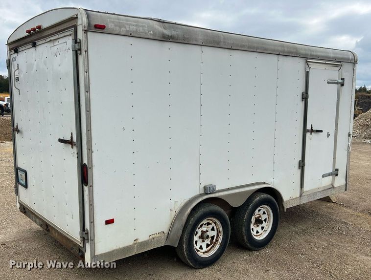 image for item NI9064 2004 Doolittle  enclosed cargo trailer