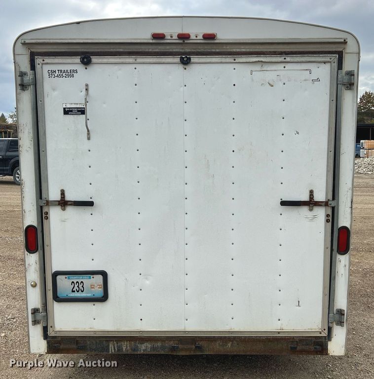 image for item NI9064 2004 Doolittle  enclosed cargo trailer