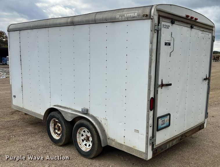 image for item NI9064 2004 Doolittle  enclosed cargo trailer
