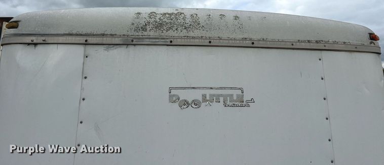 image for item NI9064 2004 Doolittle  enclosed cargo trailer