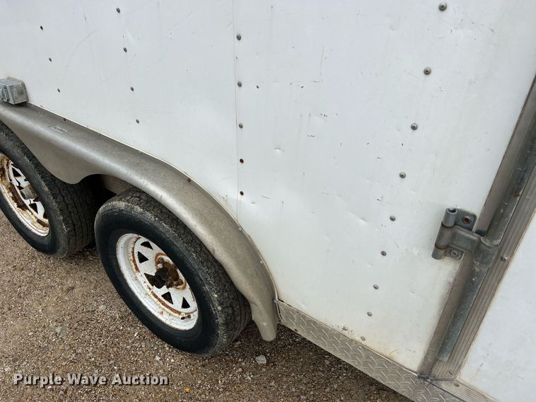 image for item NI9064 2004 Doolittle  enclosed cargo trailer