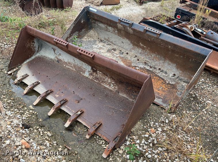 image for item NI9071 (2) 79" W skid steer buckets