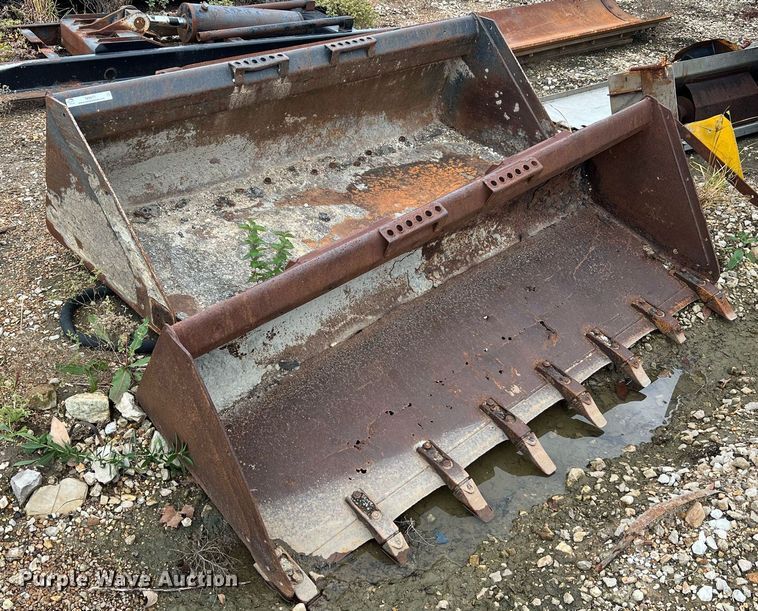 image for item NI9071 (2) 79" W skid steer buckets