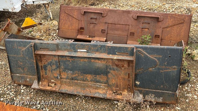 image for item NI9071 (2) 79" W skid steer buckets