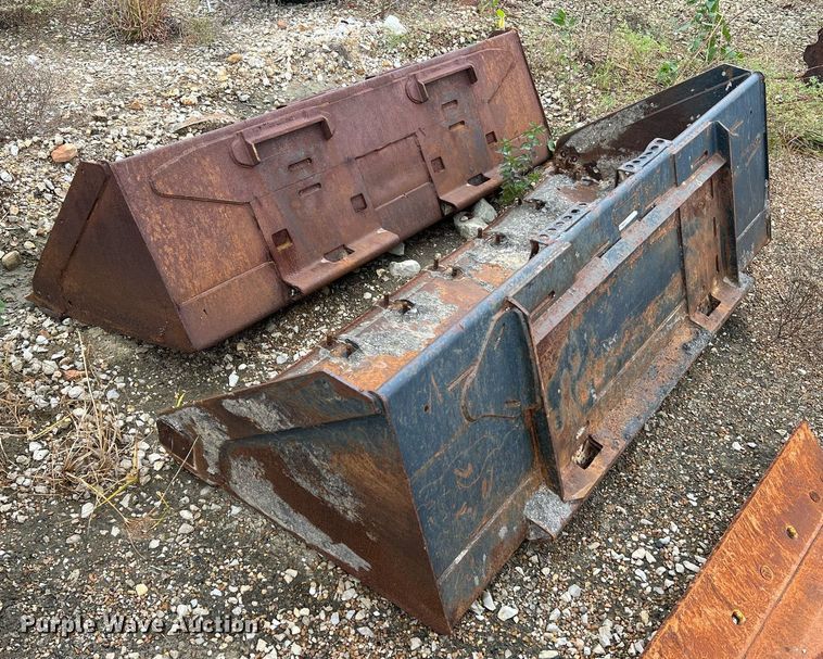 image for item NI9071 (2) 79" W skid steer buckets