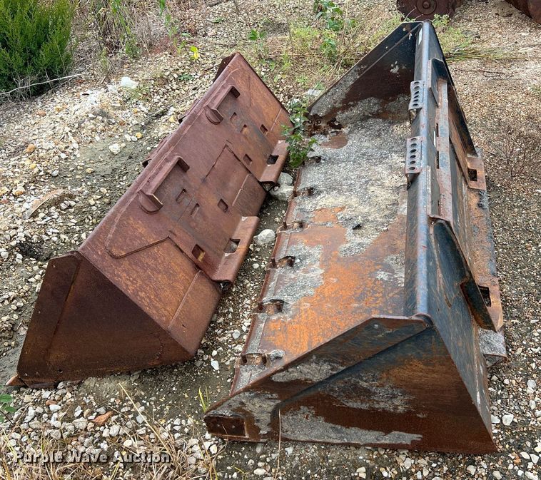 image for item NI9071 (2) 79" W skid steer buckets