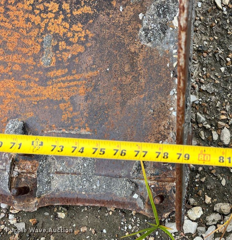 image for item NI9071 (2) 79" W skid steer buckets