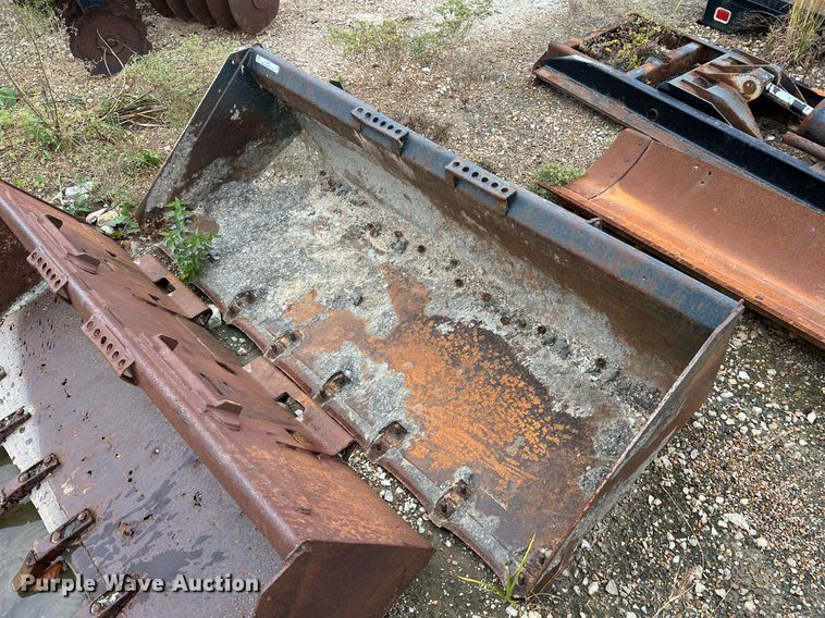 image for item NI9071 (2) 79" W skid steer buckets