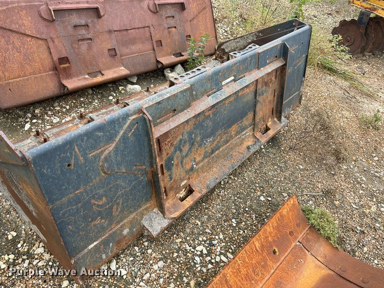 image for item NI9071 (2) 79" W skid steer buckets