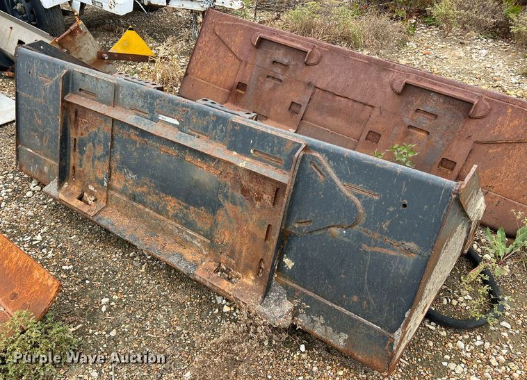 image for item NI9071 (2) 79" W skid steer buckets