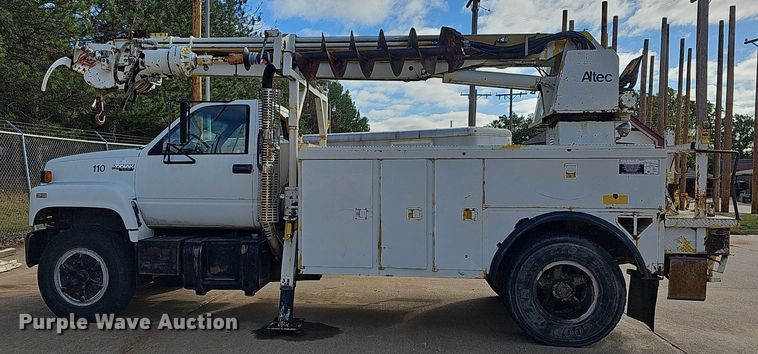 image for item NJ9897 1991  Chevrolet Kodiak  digger derrick truck