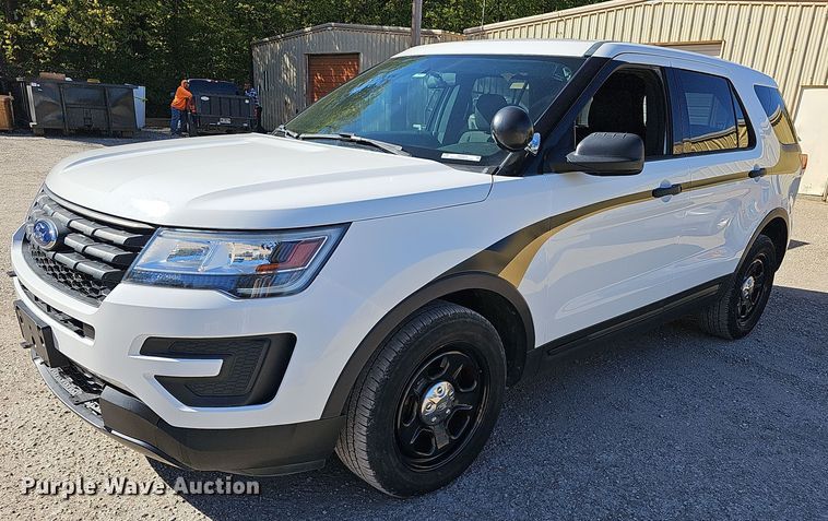 image for item NJ9914 2017 Ford Explorer Police Interceptor  SUV