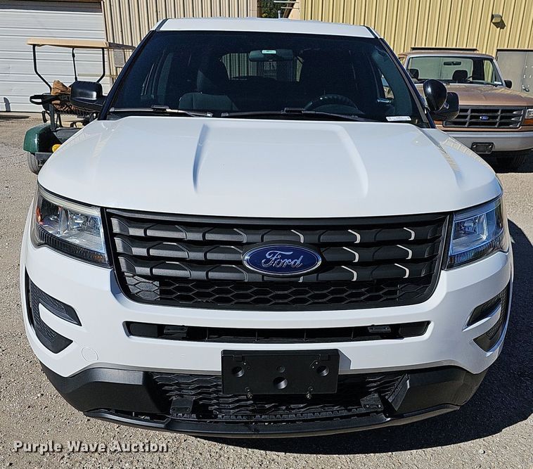 image for item NJ9914 2017 Ford Explorer Police Interceptor  SUV