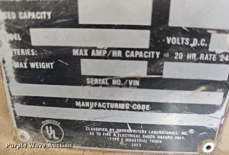 image for item NJ9915 EZGO PCX955  golf cart