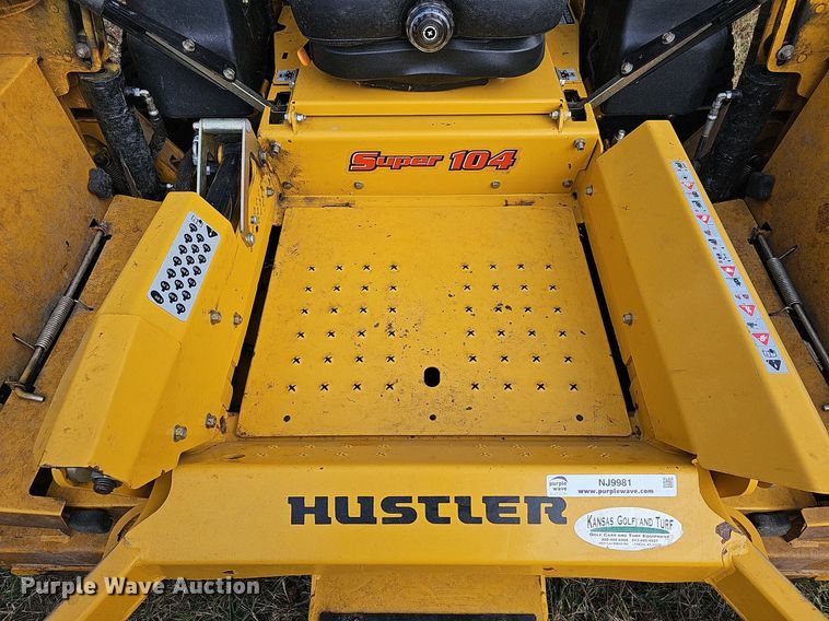 image for item NJ9981 Hustler Super 104  ZTR lawn mower