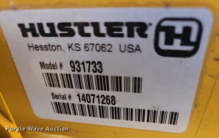 image for item NJ9981 Hustler Super 104  ZTR lawn mower