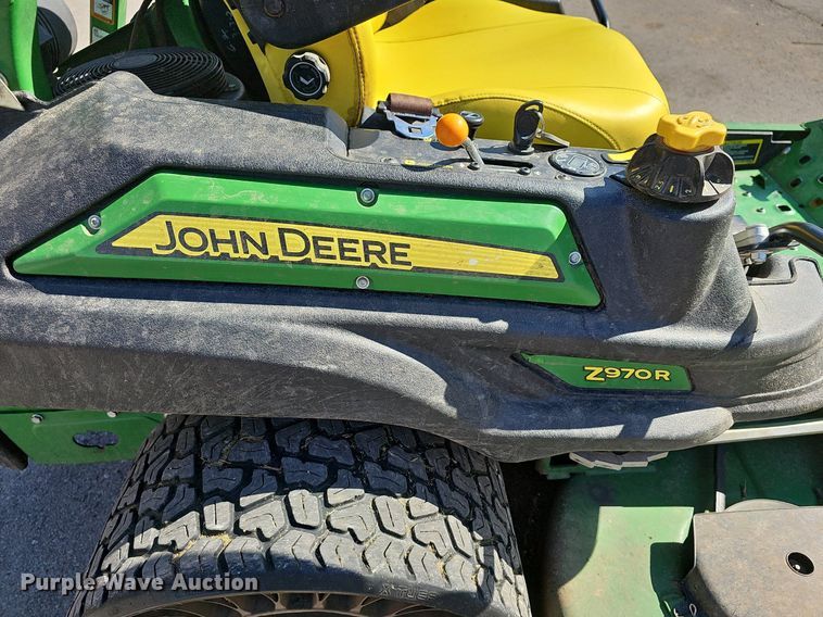 image for item NJ9987 2017 John Deere Z970R  ZTR lawn mower