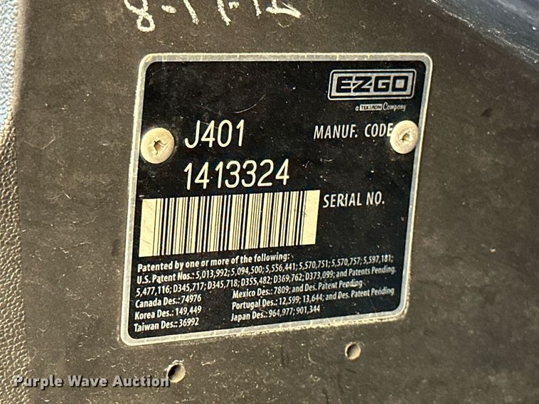 image for item NO9287 (2) EZ-GO golf carts