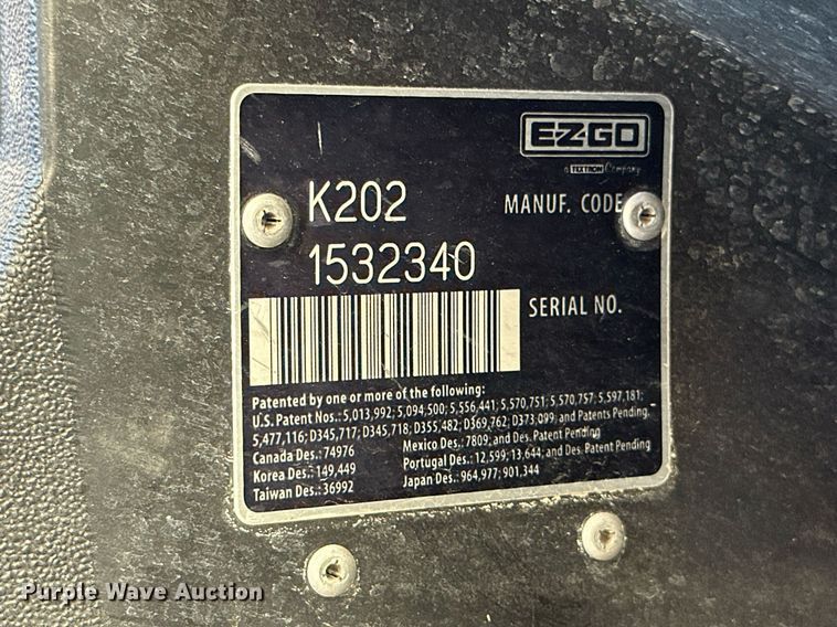 image for item NO9287 (2) EZ-GO golf carts