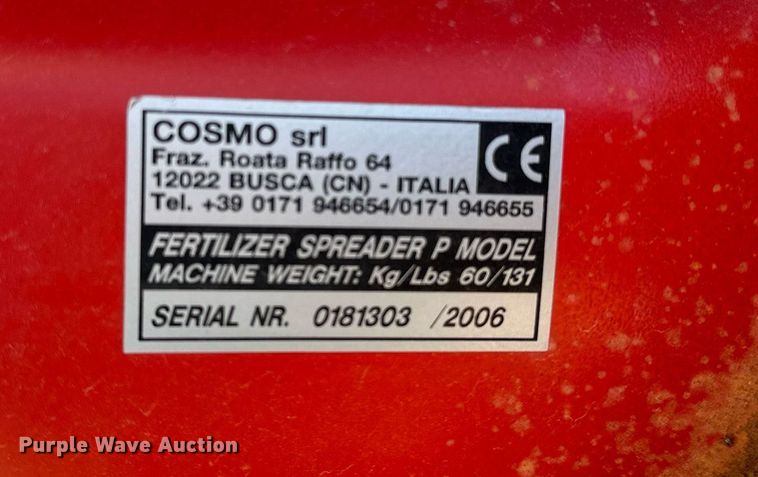 image for item NQ9425 Cosmo 500  spreader