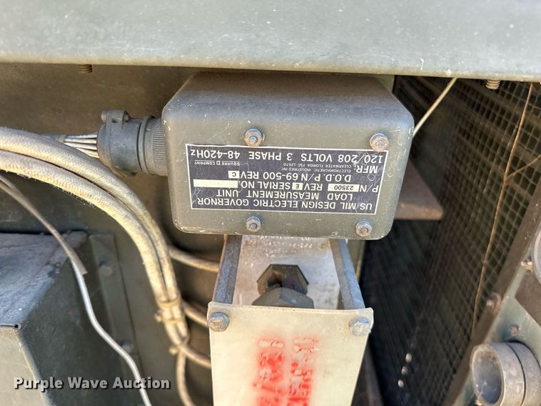 image for item NQ9432 1982 Libby Welding MEP-005A  generator