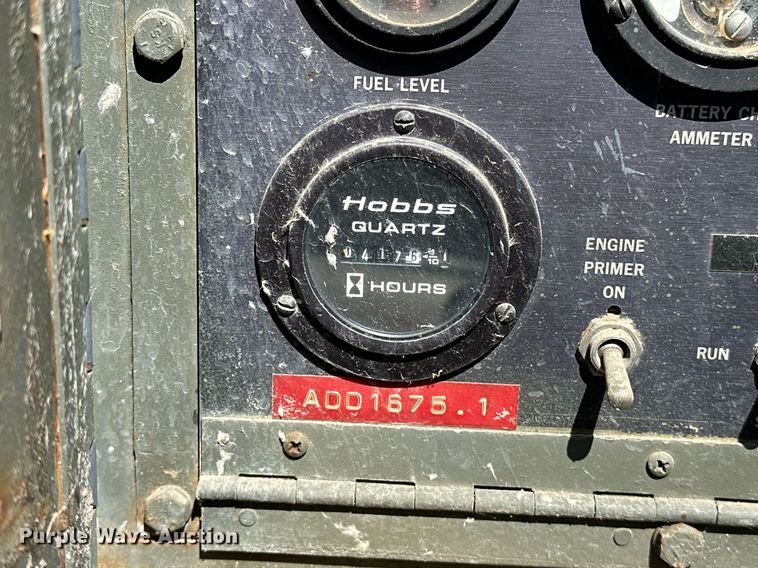 image for item NQ9432 1982 Libby Welding MEP-005A  generator