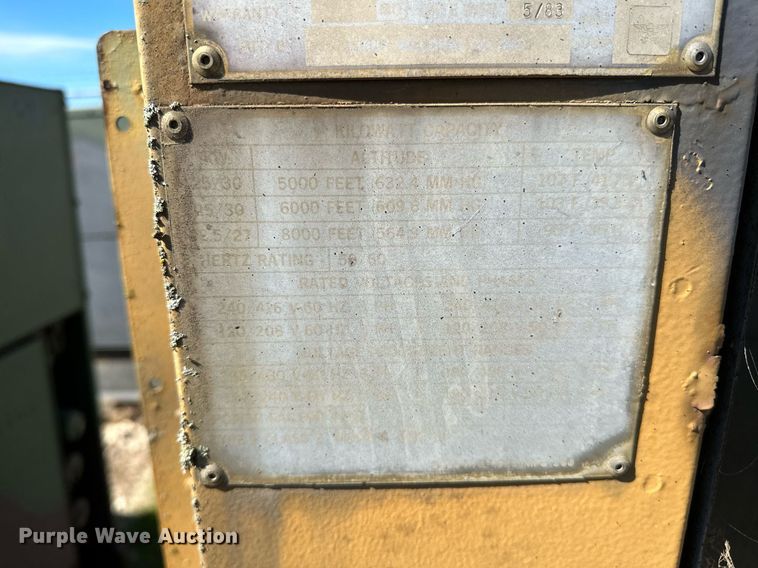 image for item NQ9434 1983  Generator