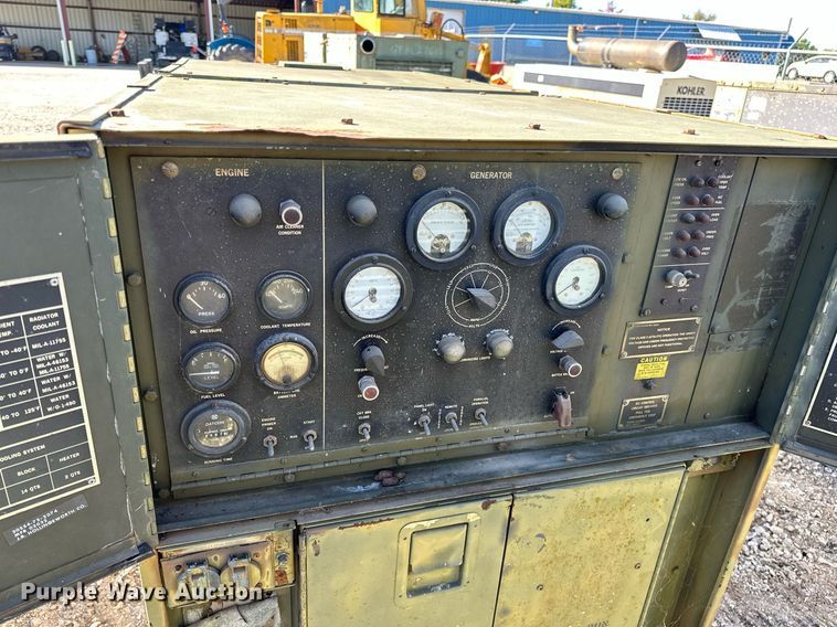 image for item NQ9440 1982 Libby Welding MEP-005A  generator