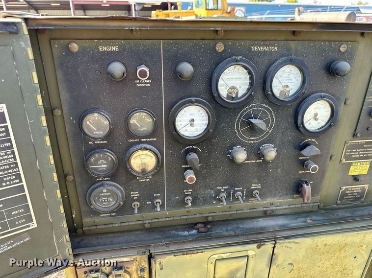 image for item NQ9440 1982 Libby Welding MEP-005A  generator