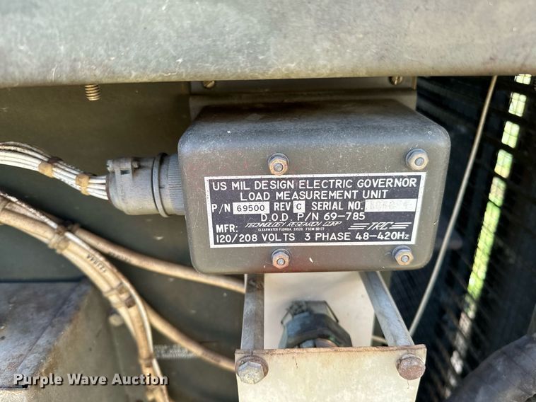 image for item NQ9442 1987 John R Hollingsworth MEP-005A  generator