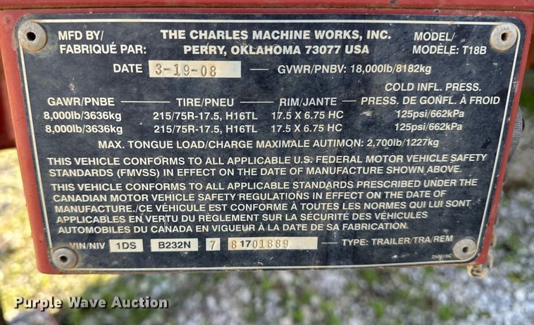 image for item NQ9445 2008 Ditch Witch JT922  directional boring unit